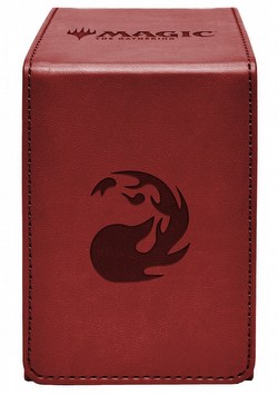 Ultra Pro Alcove Flip Box Mountain (Red) Deck Box Case [6]
