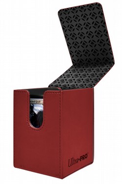Ultra Pro Alcove Flip Box Mountain (Red) Deck Box Case [6]
