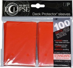 Ultra Pro Pro-Matte Eclipse Chroma Fusion Standard Size Deck Protectors Box - Apple Red