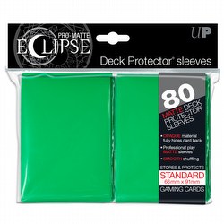 Ultra Pro Pro-Matte Eclipse Standard Size Deck Protectors Box - Green [80 sleeves/pack]