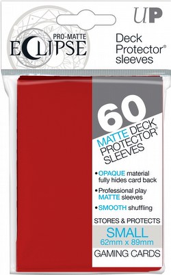 Ultra Pro Pro-Matte Eclipse Chroma Fusion Small/Yu-Gi-Oh Size Deck Protectors Pack - Apple Red
