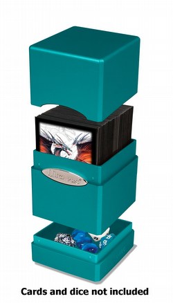 Ultra Pro Satin Tower Metallic Ocean Shimmer Deck Box
