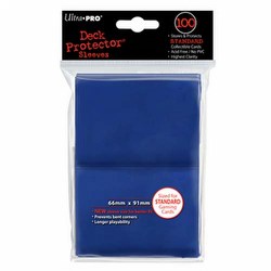 Ultra Pro Standard Size Deck Protectors Pack - Blue [66mm x 91 mm]]