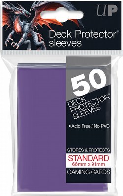 Ultra Pro Standard Size Deck Protectors Box - Purple [3 packs/66mm x 91mm]