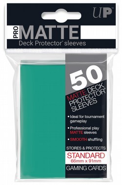 Ultra Pro Pro-Matte Standard Size Deck Protectors [Aqua/6 packs]