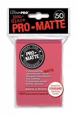 Ultra Pro Pro-Matte Standard Size Deck Protectors Box - Fuchsia
