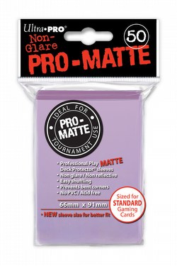 Ultra Pro Pro-Matte Standard Size Deck Protectors Box - Lilac