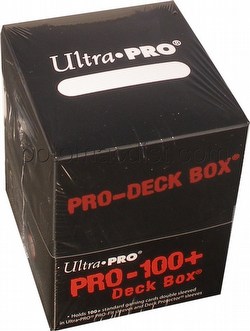 Ultra Pro Black Pro 100+ Deck Boxes [10 deck boxes]