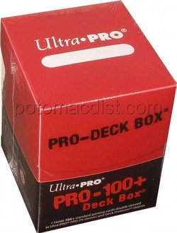 Ultra Pro Red Pro 100+ Deck Boxes [10 deck boxes]