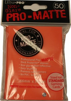 Ultra Pro Pro-Matte Standard Size Deck Protectors Box - Peach