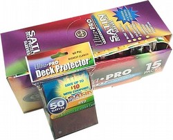 Ultra Pro Standard Size Satin Deck Protectors Box - Red