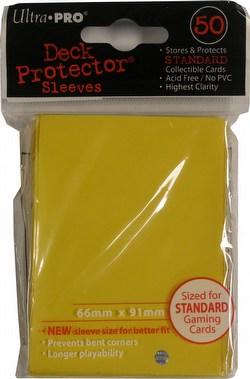 Ultra Pro Standard Size Deck Protectors Case - Yellow [10 boxes]