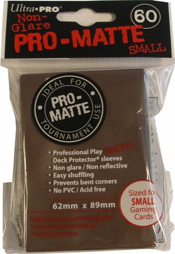 Ultra Pro Pro-Matte Small Size Deck Protectors Box - Brown