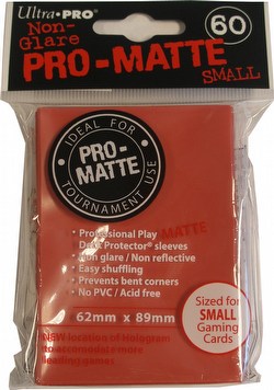 Ultra Pro Pro-Matte Small Size Deck Protectors Box - Red