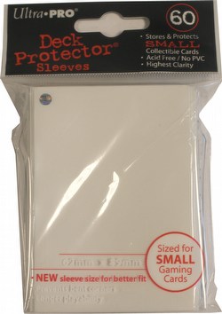 Ultra Pro Small SizeDeck Protectors Box - White [10 packs/62mm x 89mm]