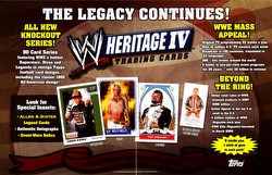 08 2008 Topps WWE Heritage Wrestling Cards IV Box Case [Hobby/8 boxes]