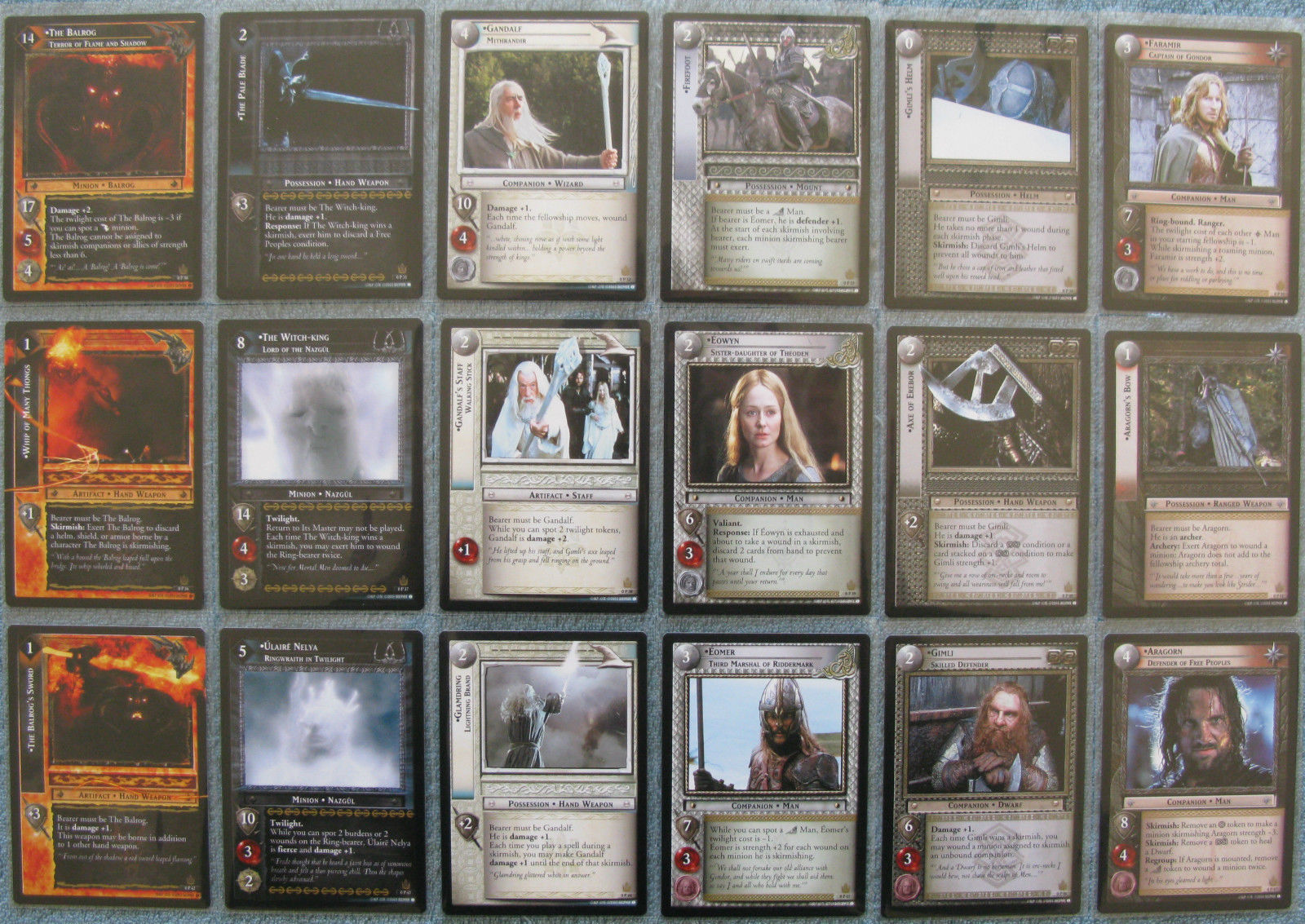 LORD OF THE RINGS RETURN OF THE KING CCG CARD GAME PROMOTIONAL SELL SALE SHEET 