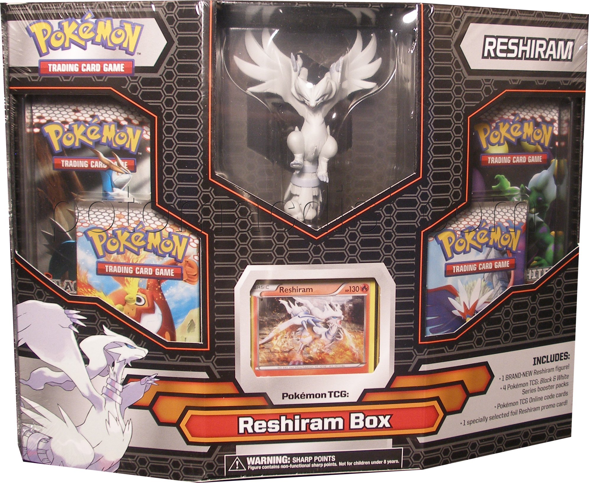 Pokemon Black & White Legendary Series Reshiram 4 Figure 