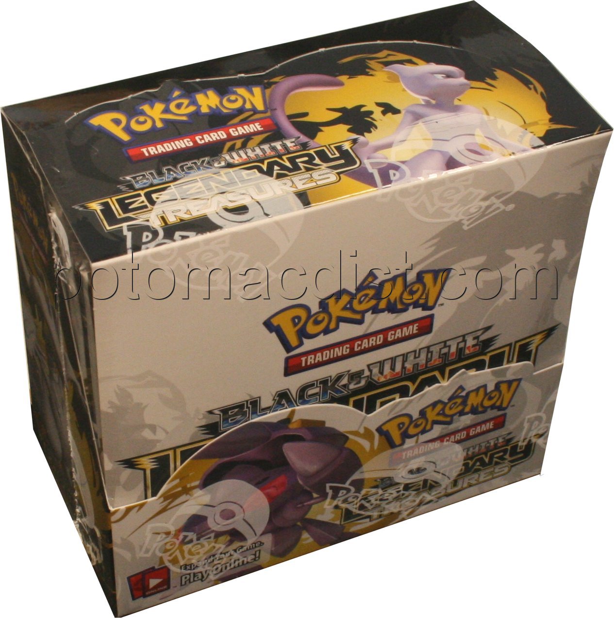 Ampère dubbellaag Bevestiging Pokemon: B&W Legendary Treasures Booster Box | Potomac Distribution