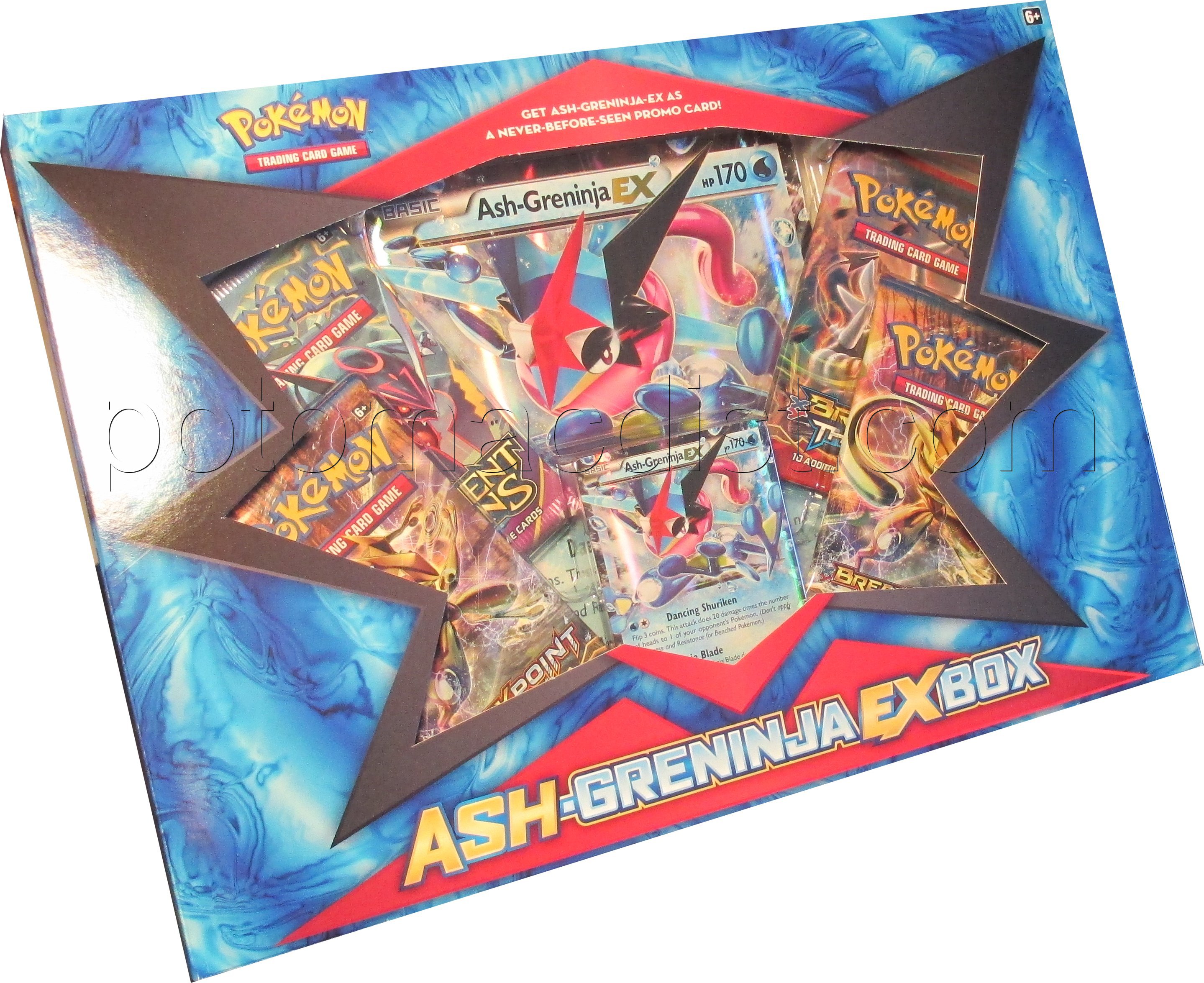 Pokemon TCG Ash-Greninja-EX Trading Card Box