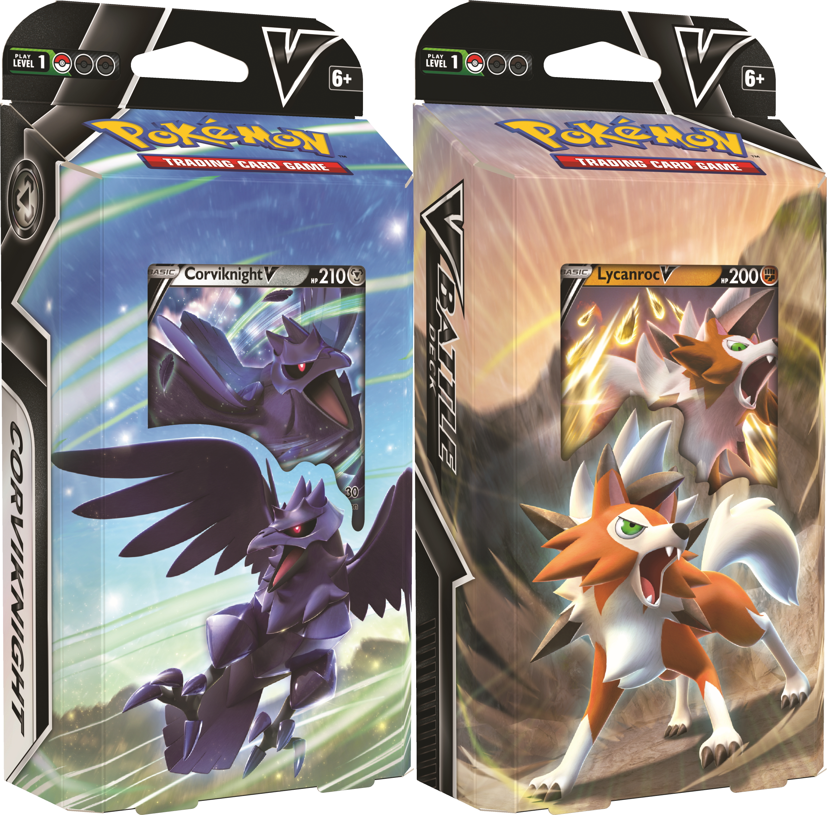 Pokemon TCG V Battle Deck (Lycanroc V Vs Corviknight V or Various Decks)