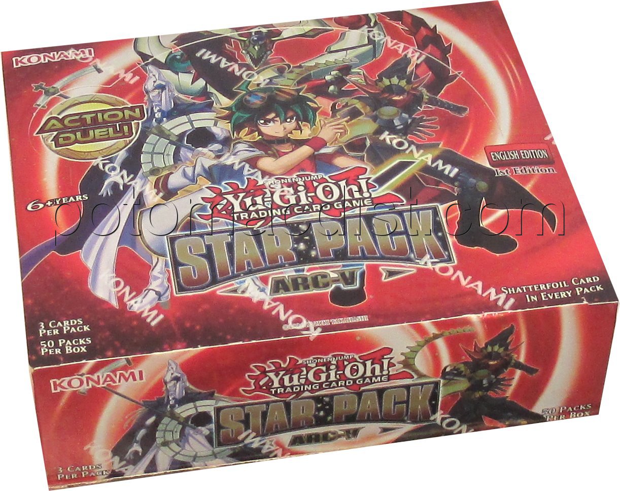 Yugioh Star Pack Series 3 Arc-V 1ST EDITION Booster Box 50 packs FREE SHIPPING 