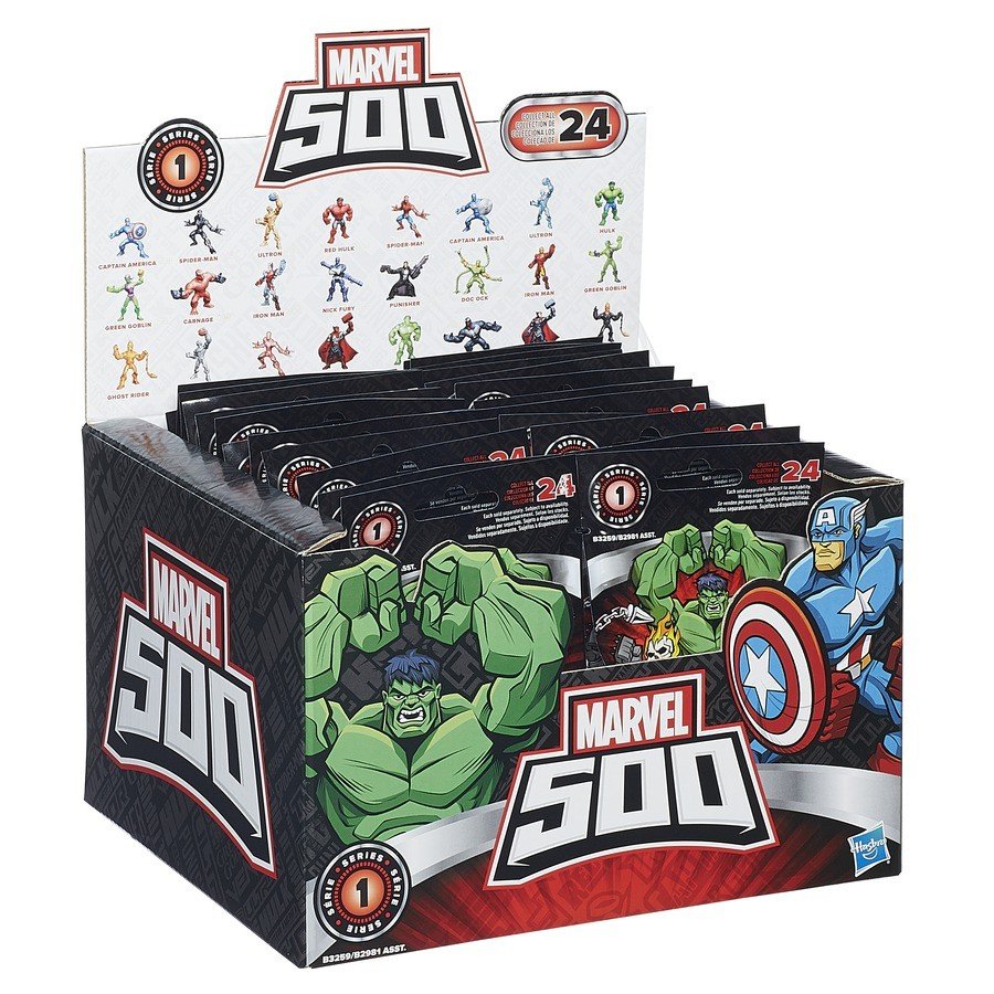Marvel 500 Micro Figures Blind Bags Series 1 Box Potomac