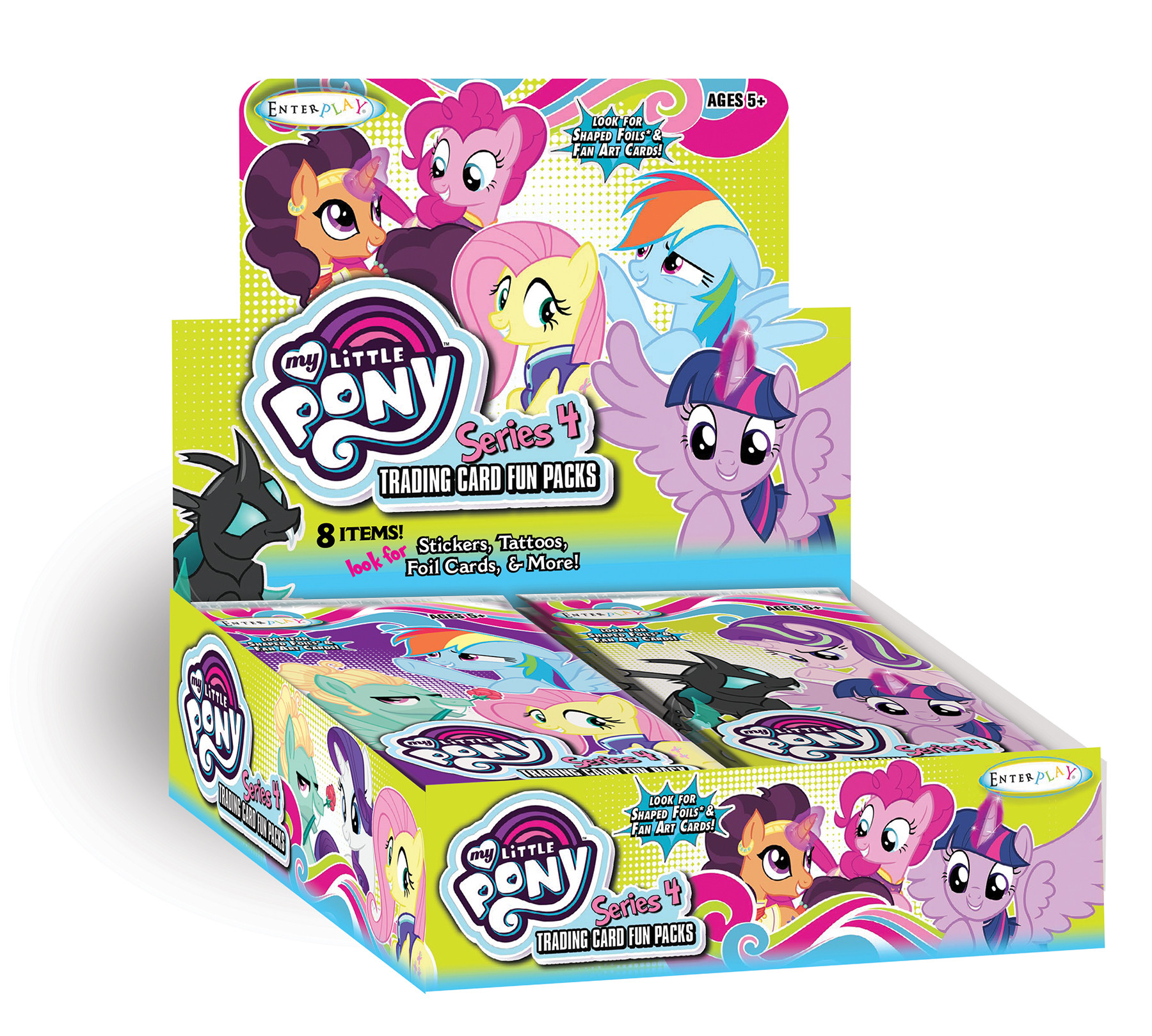 120 packs Bulk Blister 2-Pack My Little Pony Series 4 Trading Card Fun Pack 