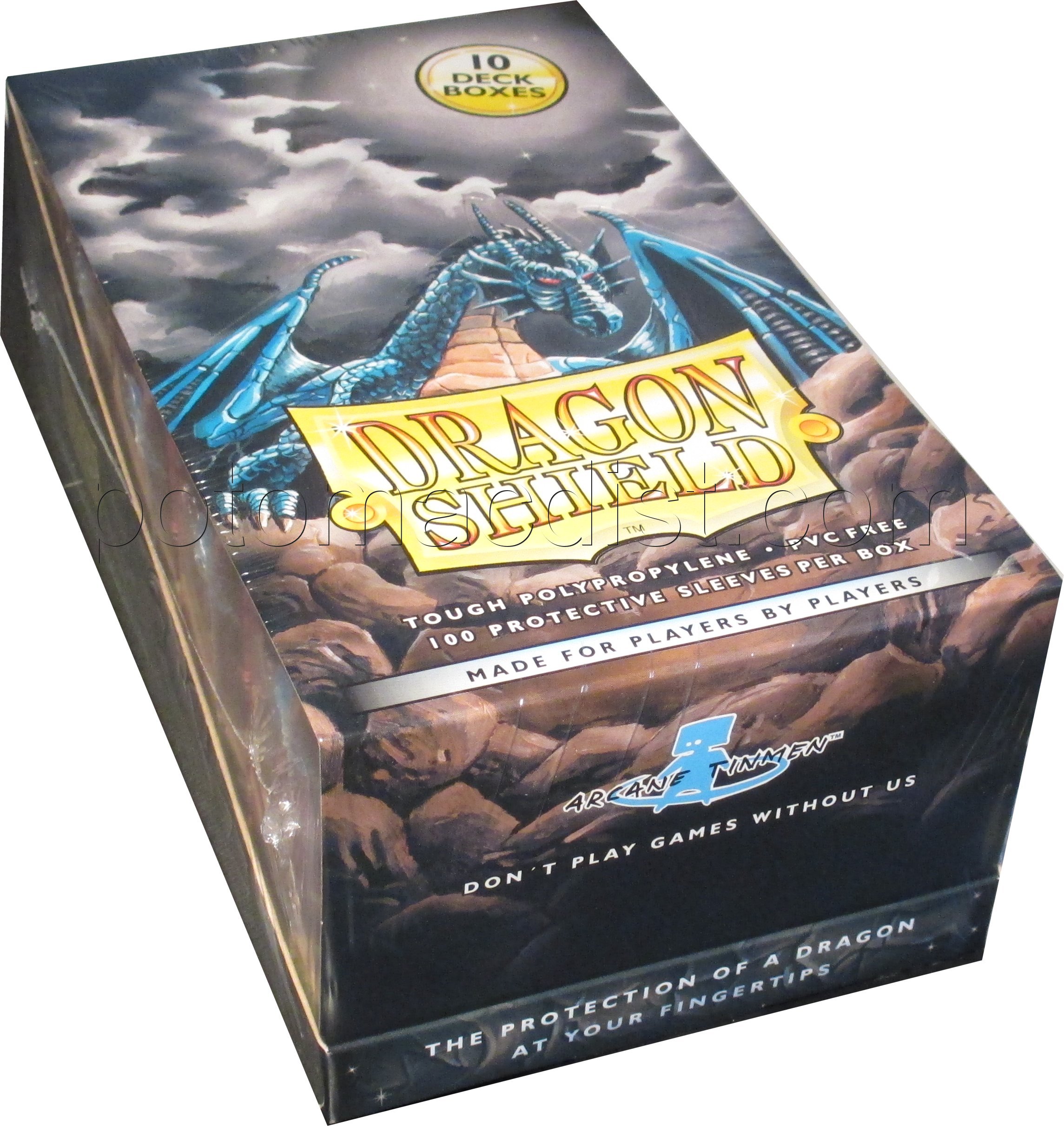 The Gathering Deck Magic Box Fusion Dragon Shield 100 Protector Sleeves 