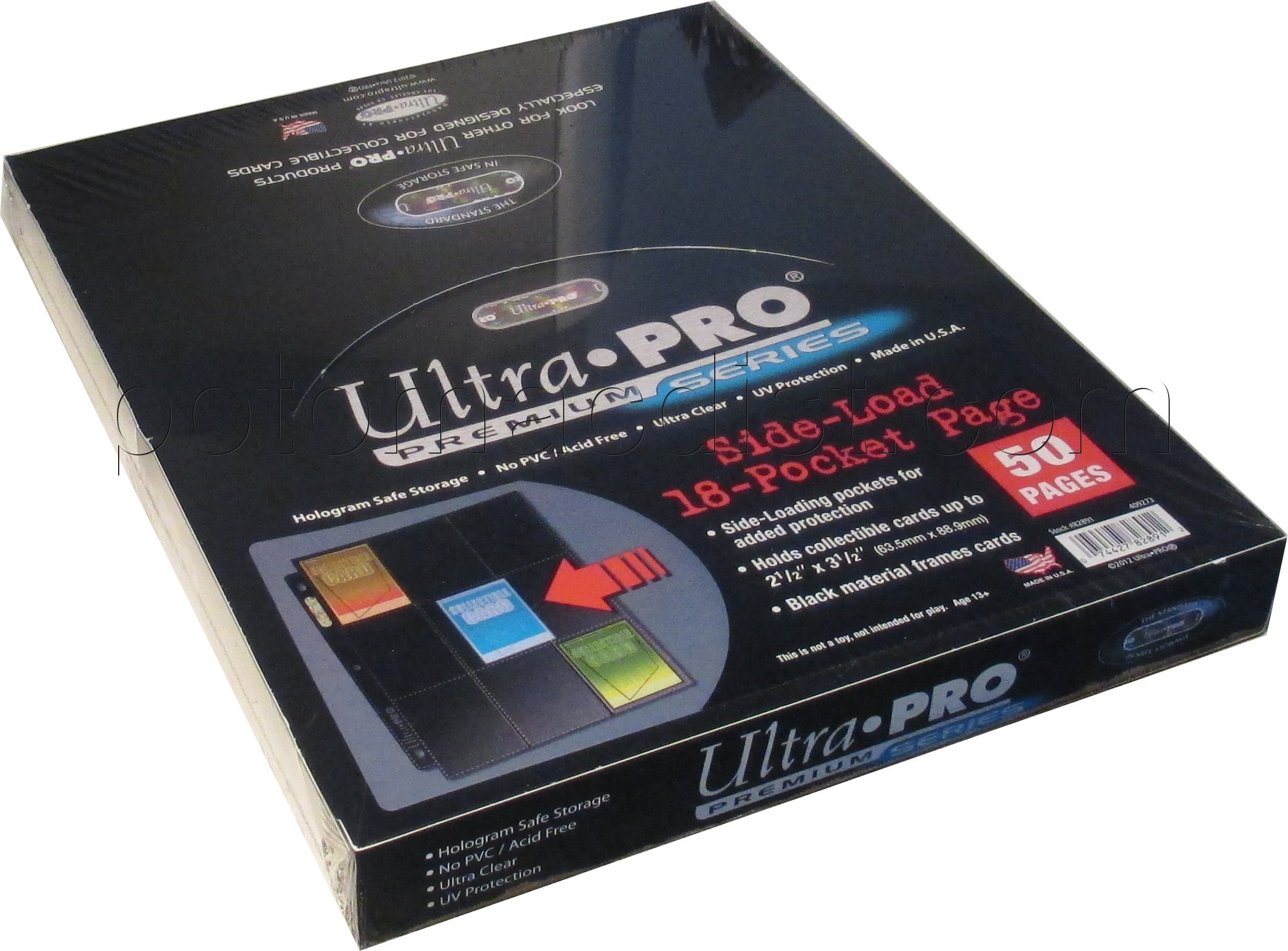 200 ULTRA PRO Premium 18 Pocket Side Load Pages Sheets New in Box 