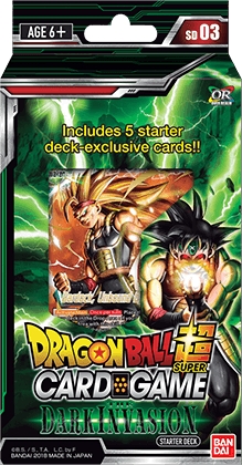 Dragon Ball Super Card Game Dark Invasion Starter Deck Box