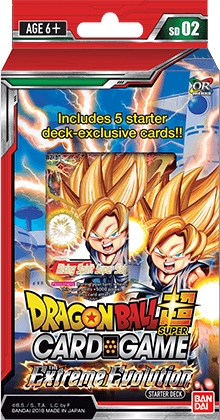 Dragon Ball Super Card Game Extreme Evolution Starter Deck Box