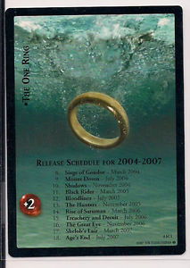 LORD OF THE RINGS TCG COUNTDOWN COLLECTION PROMO CARDS 0p30-0p47 