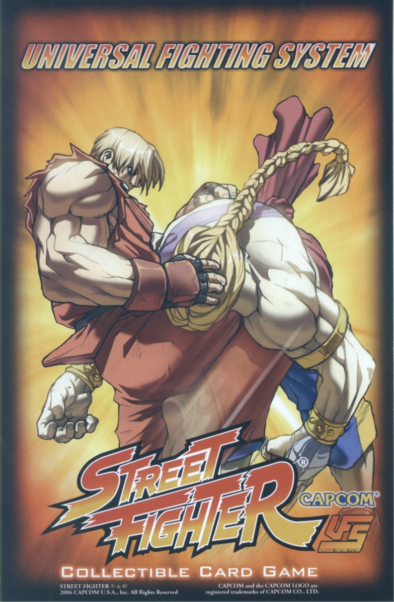 UNIVERSAL FIGHTING SYSTEM CCG/TCG UFS SF01 STREET FIGHTER BOOSTER 