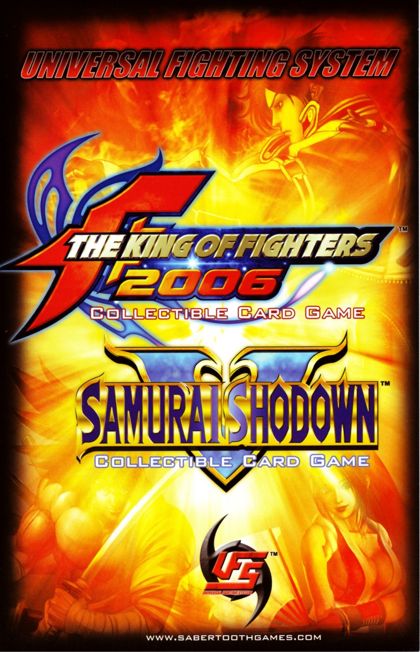 UFS Cards KING Of Fighters 2006 SAMURAI SHODOWN Booster Pack