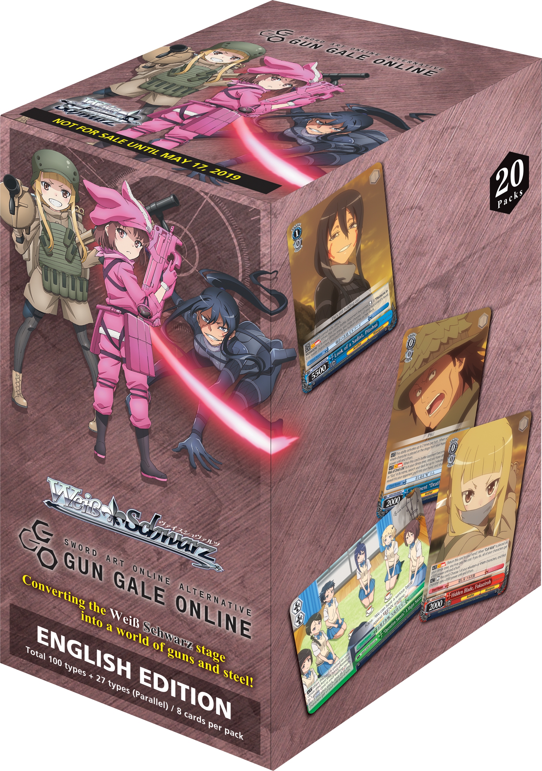 Booster Pack SAO Alternative – Gun Gale Online – ｜ Weiß Schwarz