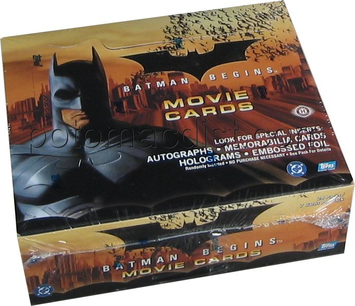 Sealed Trading Cards Batman Begins 2005 Topps Movie Cards Blaster Box 
