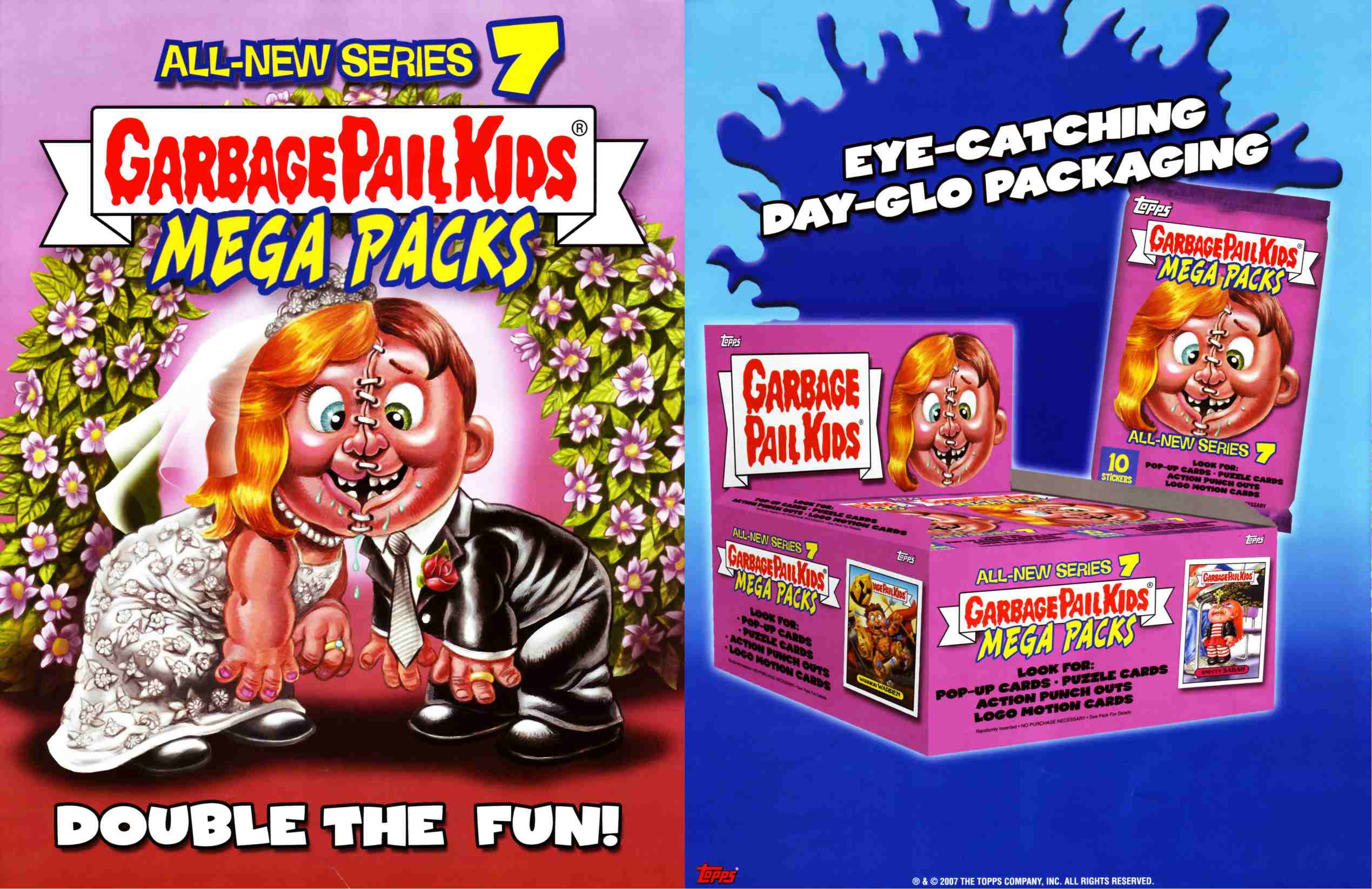 Garbage Pail Kids Topps 2007 Sticker All New Series 7 Foamy Phil 30a 