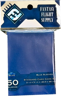Fantasy Flight Standard Size Card Game Sleeves Box - Blue
