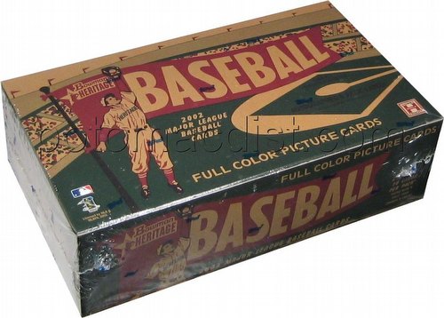 02 2002 Bowman Heritage Baseball Cards Box