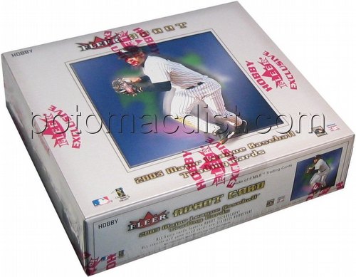 03 2003 Fleer Avant Baseball Cards Box [Hobby]