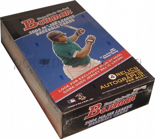 04 2004 Bowman Jumbo Baseball Cards Box [Hobby/Home Team Advantage]