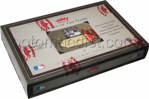 04 2004 Fleer Greats of the Game Baseball Cards Box