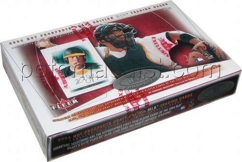 04 2004 Fleer Hot Prospects Draft Edition Baseball Cards Box