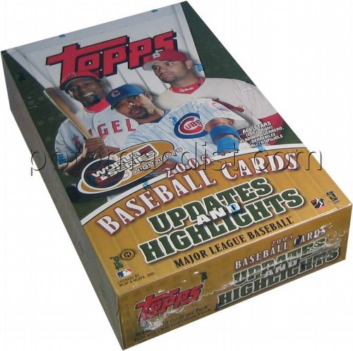 05 2005 Topps Updates & Highlights Baseball Card Box