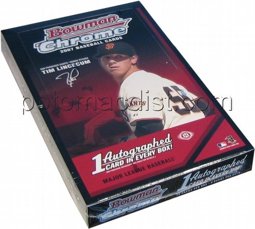 07 2007 Bowman Chrome Baseball Cards Box [Hobby]