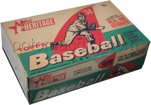 07 2007 Topps Heritage Baseball Cards Box [Hobby]