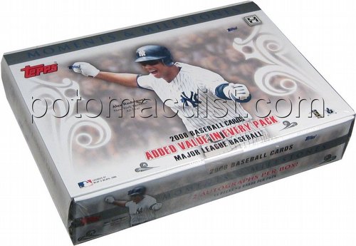 08 2008 Topps Milestone Baseball Cards Box [Hobby]
