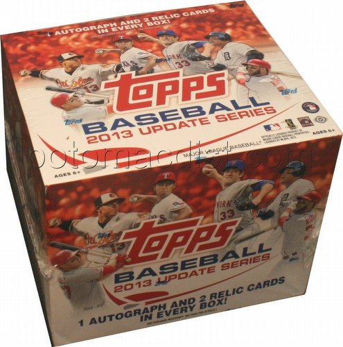 2013 Topps Update Series Baseball Cards Box [HTA Jumbo]