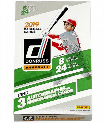 2019 Donruss Baseball Cards Box [Hobby]